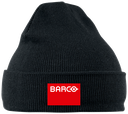 Single-layer beanie with embroidered logo