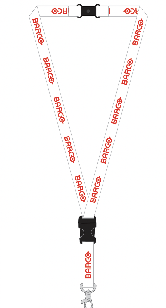 Sublimation lanyard
