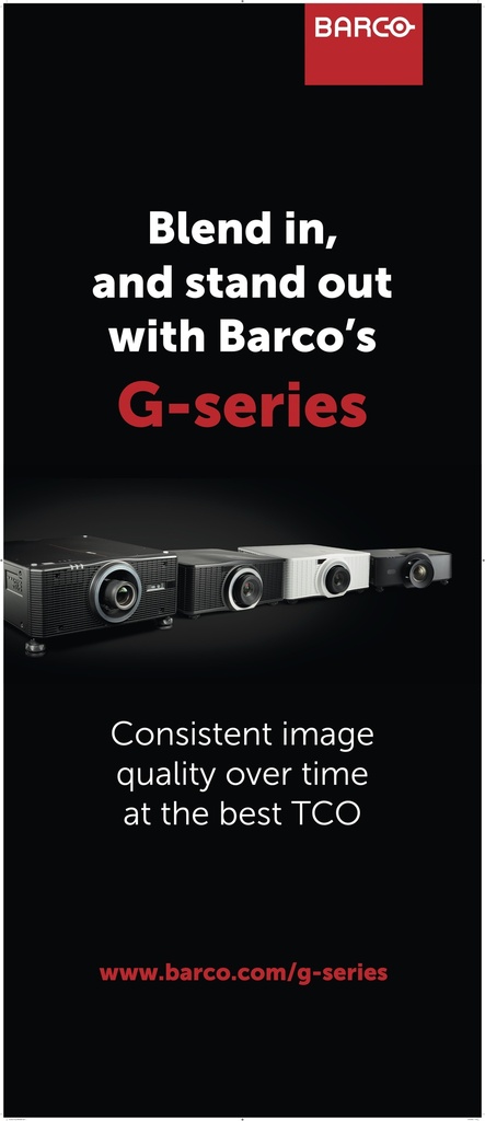 Roll-up banner Immersive Experience G-series - English 