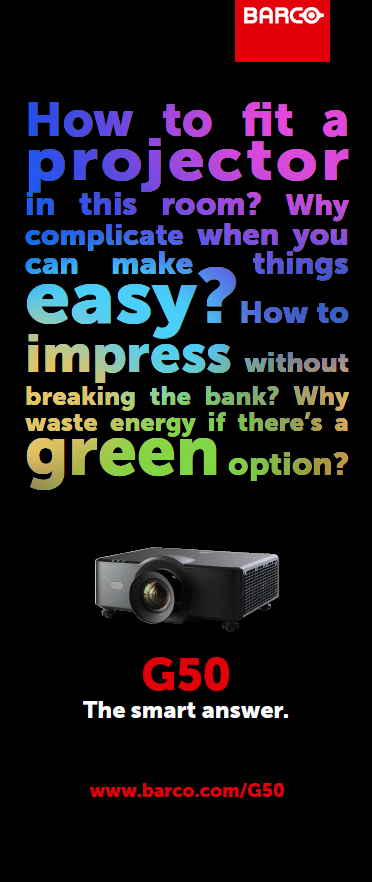 Roll-up banner Immersive Experience - G50 - English 