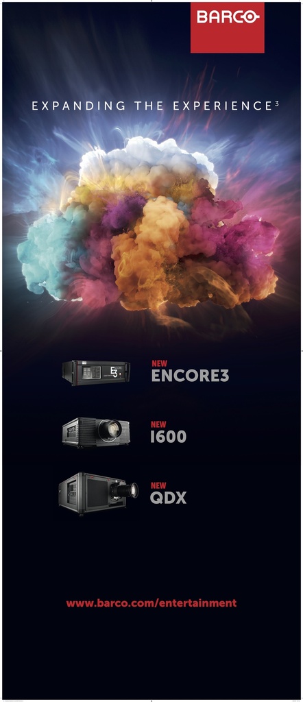 Roll-up banner Immersive Experience - Expanding the experience³ - English 