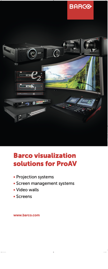 Roll-up banner Immersive Experience solutions - English