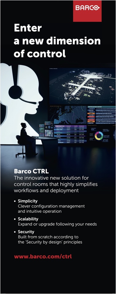 Roll-up banner Control Rooms - Barco CTRL