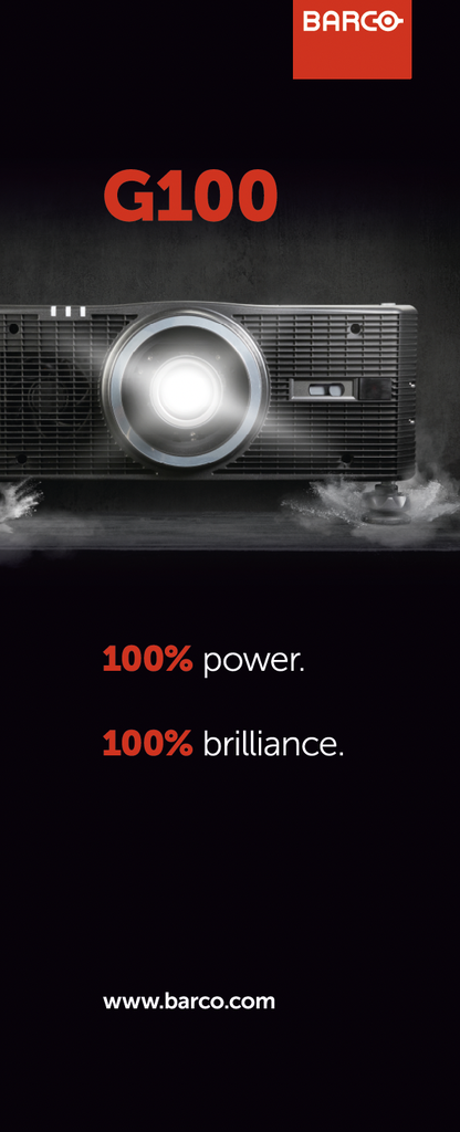 Roll-up banner Immersive Experience - G50 - English