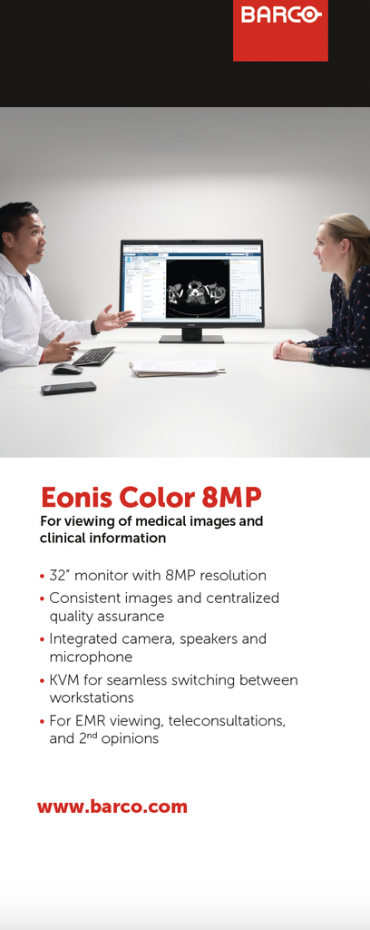 Roll-up banner - Eonis Color 8MP - English 
