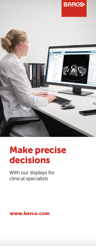 Roll-up banner - Clinical displays