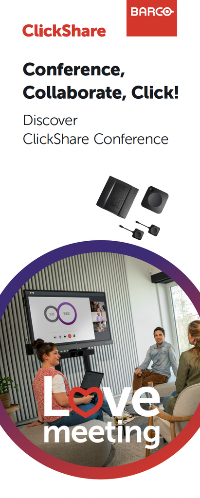 Meeting Experience - Roll-up banner - ClickShare Conference