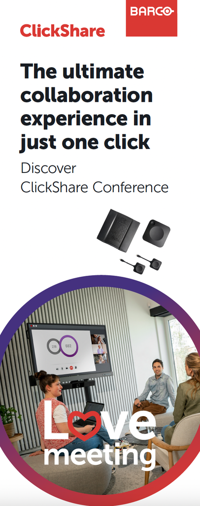 Meeting Experience - Roll-up banner - ClickShare Conference 
