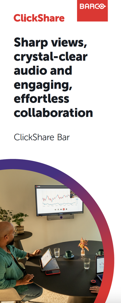 Meeting Experience - Roll-up banner - ClickShare Bar