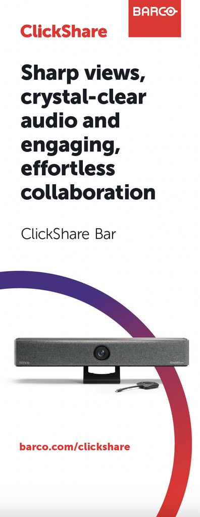 Meeting Experience - Roll-up banner - ClickShare Bar